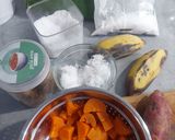 Foto langkah ke 1 dari resep Lepet Ubi Pisang.