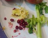 A picture of step 1 of Sprouts apple coleslaw sandwich.