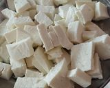 A picture of step 2 of Jain Paneer Tika Masala.