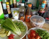 รูปขั้นตอนการทำที่ 1 ของ ตำเส้นขนมจีน