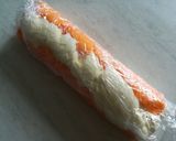 Tort serowy łaciaty z żelką brzoskwiniową krok przepisu 5 zdjęcie