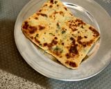 A picture of step 5 of Lauki Paratha with Boondi ka Raita.