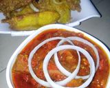 A picture of step 9 of Boiled potatoes in egg and Sauce.
