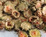A picture of step 4 of Crispy Karela (bitter gourd).