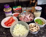 Foto del paso 1 de la receta: Arroz con pollo y champiñones