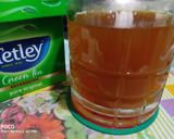 A picture of step 3 of Green Tea Turmeric kadha.