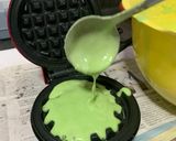 A picture of step 6 of Pandan Waffle.
