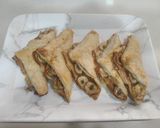 A picture of step 5 of Banana puff pastry.