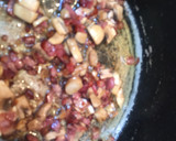 Foto del paso 1 de la receta: Fettuccine Alfredo con Champiñones y Bacon