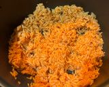A picture of step 6 of Mexican Red Rice (Arroz Rojo).