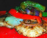 A picture of step 6 of Mike's Southwestern Crispy Thick Pork Chops & Veggies.