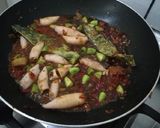 Foto langkah ke 4 dari resep Cumi Asin Pete Gandaria Sambel Merah.
