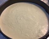 Hình bước làm 2 của món CheeseCake chanh dây & quả mọng không dùng lò nướng
