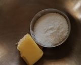 A picture of step 1 of Jim jam cookies.