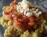 Foto del paso 5 de la receta: "Cayeye" a mi manera...🤨🤔🍅🌶🌰🍌🍌🧀
