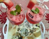 A picture of step 3 of Watermelon Mint Fizzy Cocktail.