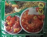 Gambar langkah 2 resipi Keropok laksa ALA keropok twisties.