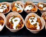 A picture of step 6 of My 8 Mexican Spiced Beef Stand n stuffed Tortilla Bowls 😍.