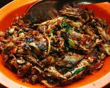 Foto langkah ke 4 dari resep Tongkol Asin suir,sambel kemangi homemade.