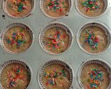 Foto langkah ke 1 dari resep Rainbow Sprinkles Banana Mini Muffins.