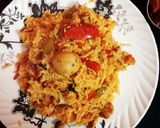 A picture of step 7 of Vegetable Yakhni.