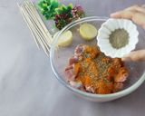 A picture of step 2 of Steam baked spicy smoky Tikka.