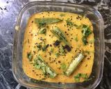 A picture of step 2 of Instant khaman dhokla.