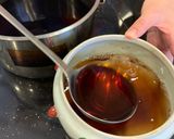A picture of step 3 of Homemade Black Tea Kombucha.