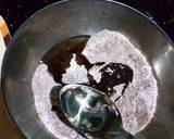 7 spoon unique cake in fry pan, Eggless cake recipe step 2 photo