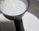 A picture of step 1 of Zafran kheer.