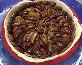 Une image de l'étape 5 de Tarte aux prunes Ruby et noix de pécan.