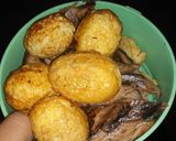 Foto langkah ke 2 dari resep Cakalan Tahu Telor masak Santan.