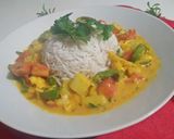 A picture of step 11 of Vegetable Coconut Curry.