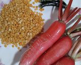 A picture of step 1 of Pigeon Peas Dal.