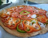 Foto del paso 4 de la receta Pizza integral de verduras sin queso🍕🍕