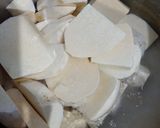 Foto langkah ke 3 dari resep Mamaci Bentul (Talas) Kukus.