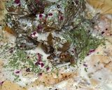 A picture of step 4 of Grape Leaf Fatteh.