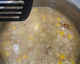 Foto langkah ke 3 dari resep Bubur Babi Cincang dan Jagung.