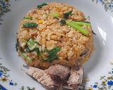 Foto langkah ke 4 dari resep Nasi Goreng Ikan Sayur Ijo.