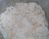Foto langkah ke 1 dari resep Roti Tawar Pisang Keju (Autolyse).