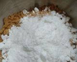 A picture of step 2 of Besan ke laddoo.