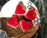 A picture of step 7 of Mini heart cakes.