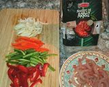 Foto del paso 1 de la receta: Noodles con verduritas y gambas