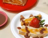 Foto langkah ke 10 dari resep Puding Cheese Labu Parang Dengan Vla Coklat.