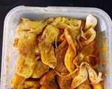 A picture of step 2 of Kathal (Jackfruit)ki biryani.