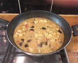 A picture of step 7 of Coconut & Lime Dhal with Aubergines & Peppers.