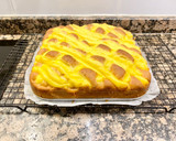 Foto del paso 8 de la receta: Pastel con peras en almíbar y crema sin gluten