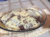 Pastel de carne picada con salvado avena y semillas