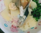 صورة لخطوة 2 من وصفة بوراك بالجبن الدجاج 👌❤️