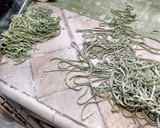 Foto del paso 3 de la receta: Fideos caseros de espinaca